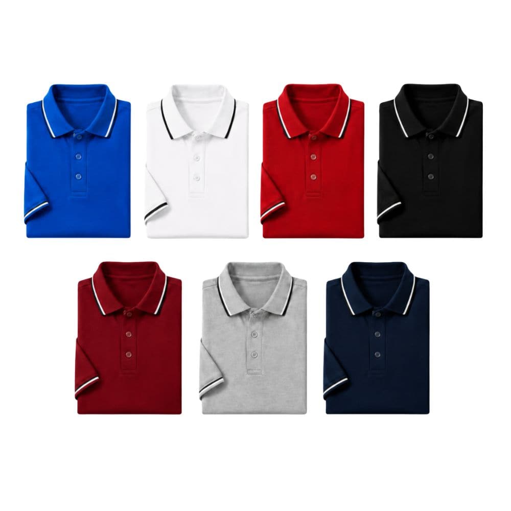 POLO T SHIRT- 100% PREMIUM COTTON-PT - KARDHAR Custom Apparel