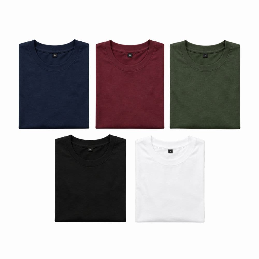 REGULAR FIT T SHIRT- COTTON BLEND - KARDHAR Custom Apparel