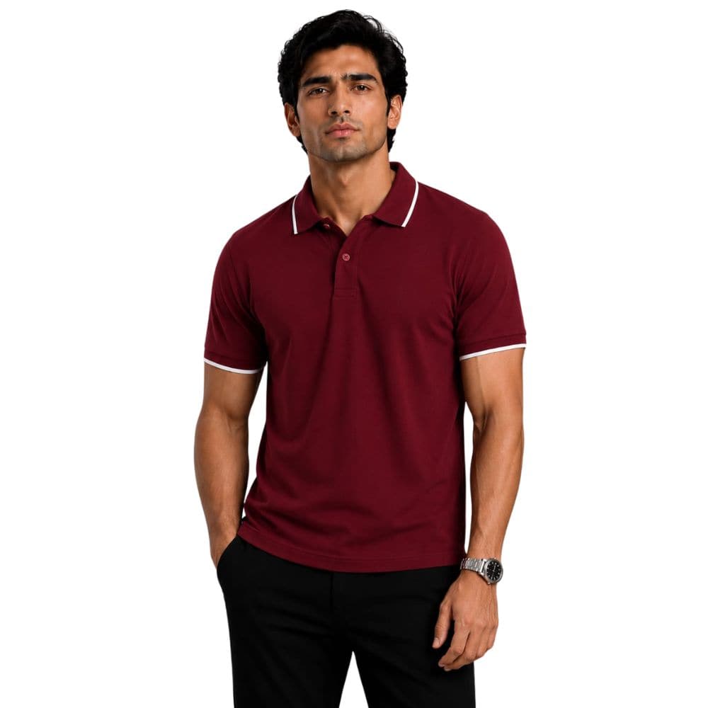 POLO T SHIRT- 100% PREMIUM COTTON-PT - KARDHAR Custom Apparel View 6